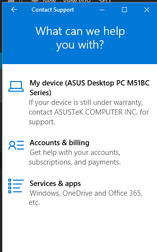 Windows 10 - Support