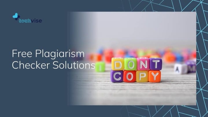 Free Plagiarism Checker Solutions