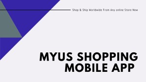 MyUS shopping mobile app